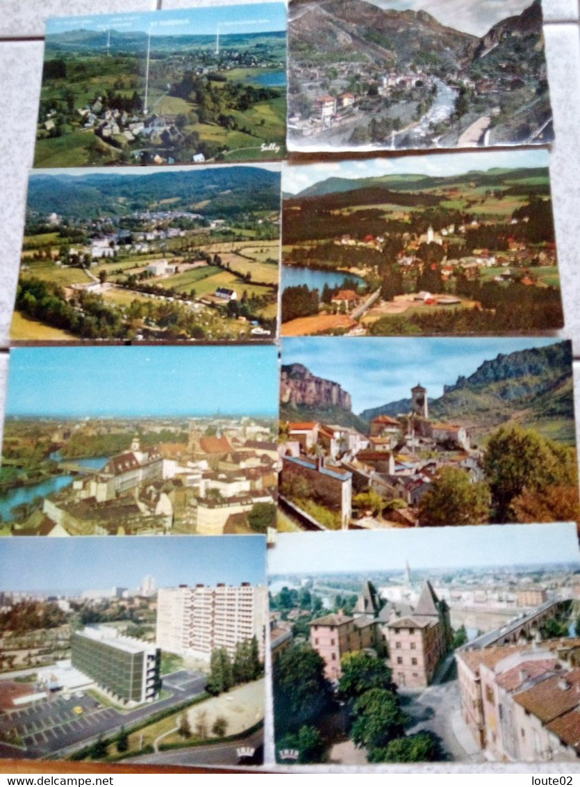 Lot De 60 Cartes  Aerienne  Petit Villages  Et Villes J Ai Inscrit Quelques Nom - 5 - 99 Karten