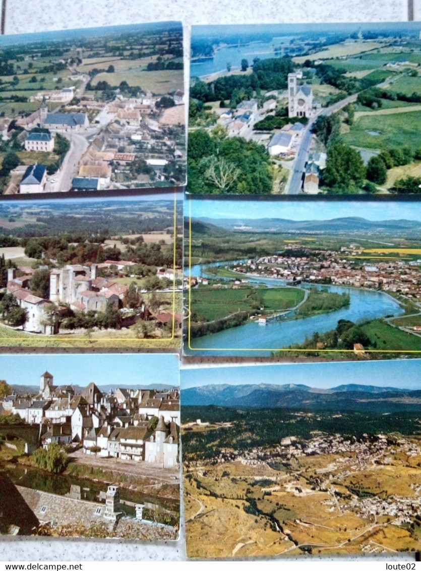 Lot De 60 Cartes  Aerienne  Petit Villages  Et Villes J Ai Inscrit Quelques Nom - 5 - 99 Karten