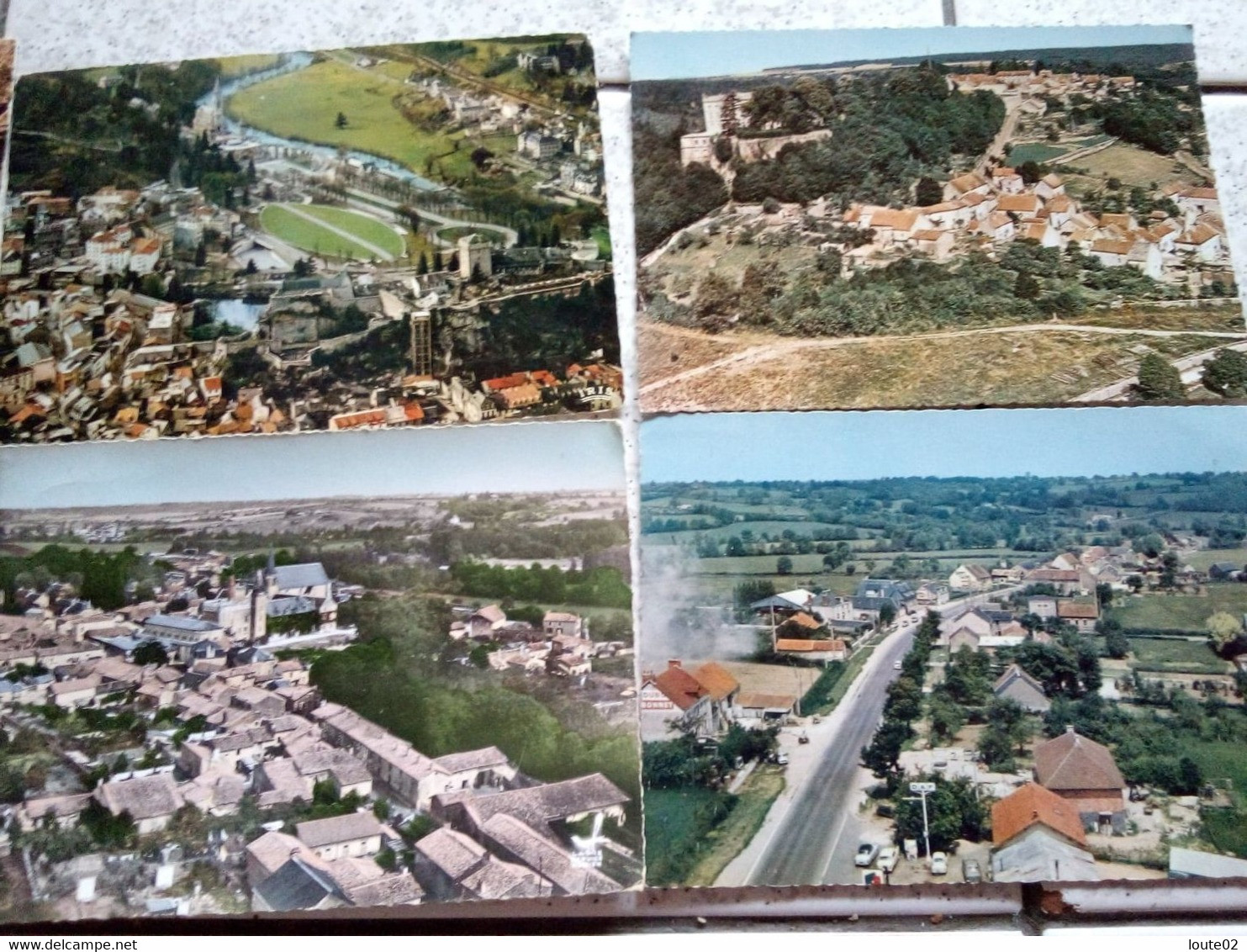 lot de 60 cartes  aerienne  petit villages  et villes j ai inscrit quelques nom