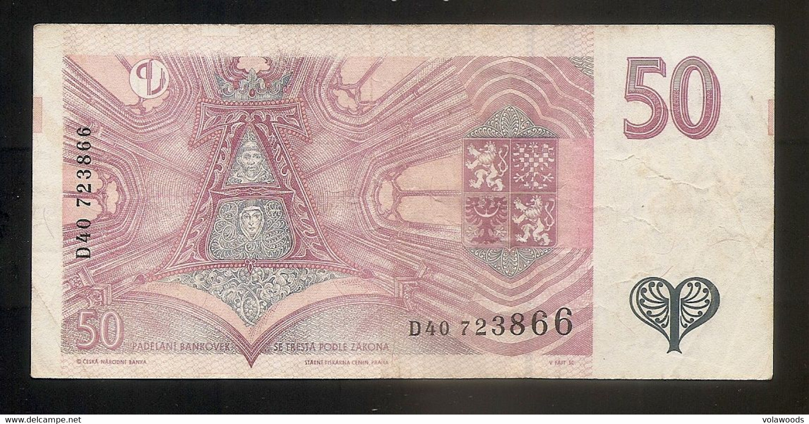 Rep. Ceca - Banconota Circolata Da 50 Corone P-17b - 1997 #19 - Czech Republic