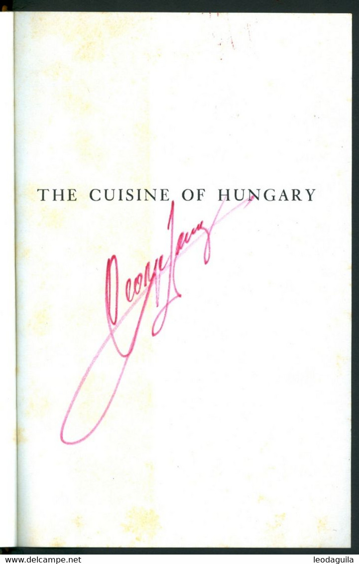 The Cuisine Of Hungary - Hardcover  - 300 + Recipes - Culinary - Européenne