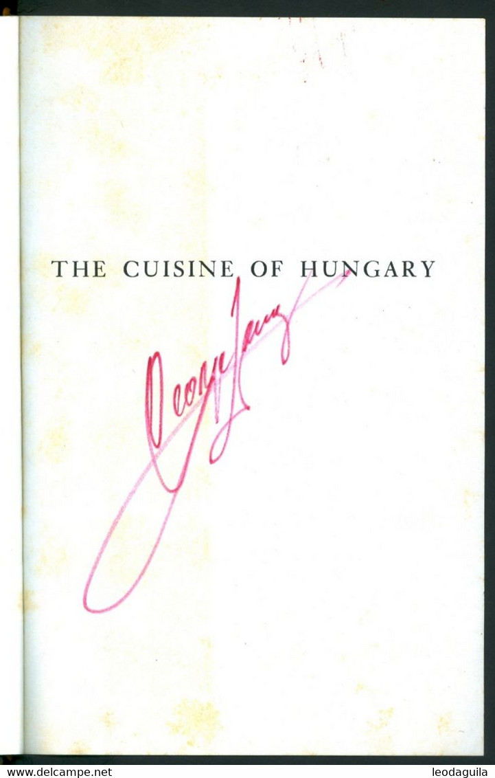 The Cuisine Of Hungary - Hardcover  - 300 + Recipes - Culinary - Europea