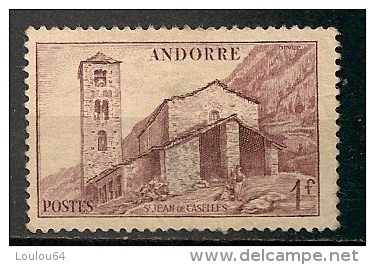 Timbres - Andorre Français - 1944-1946 - 1Fr. - - Usati
