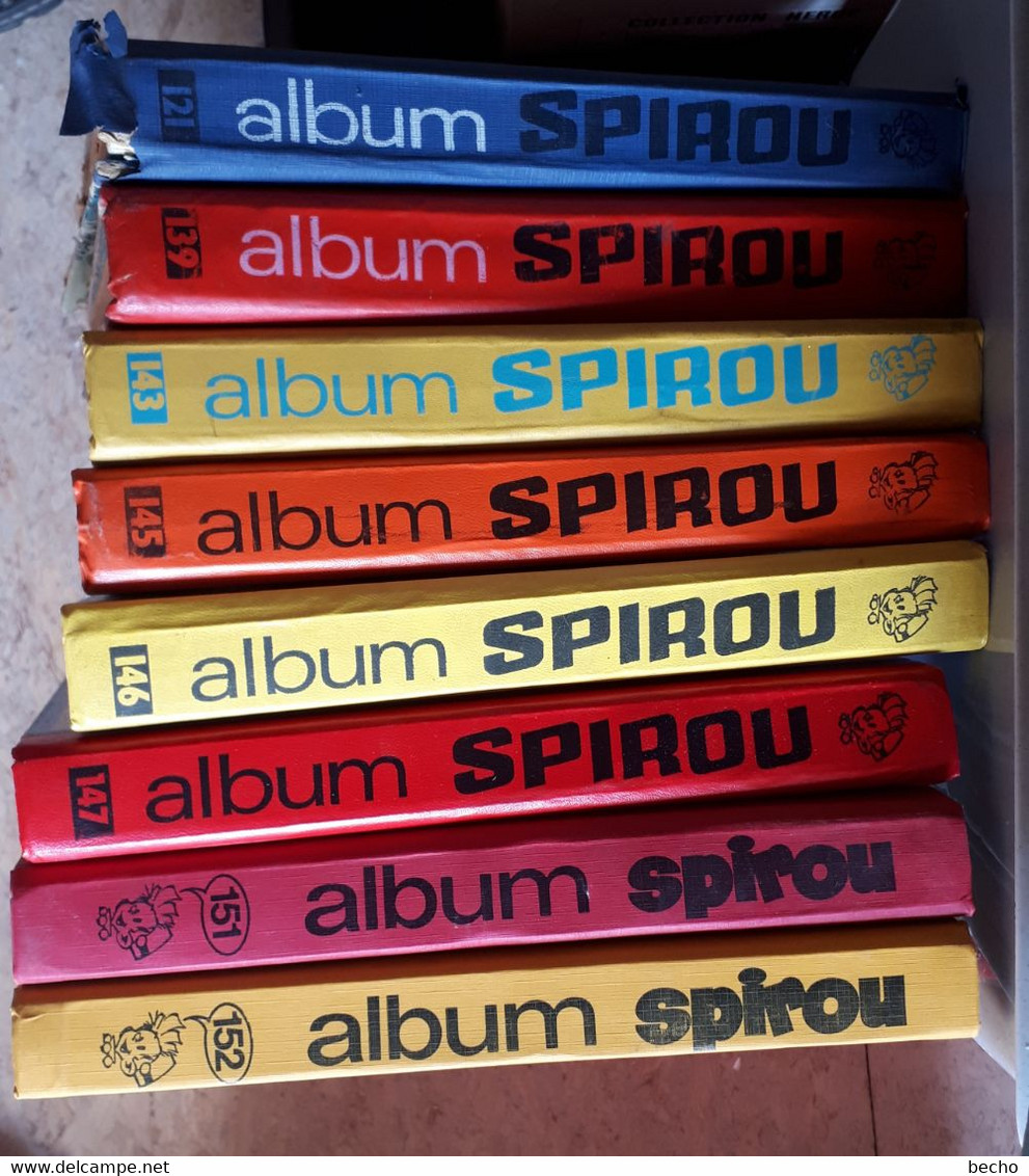 8 Albums Spirou - Wholesale, Bulk Lots