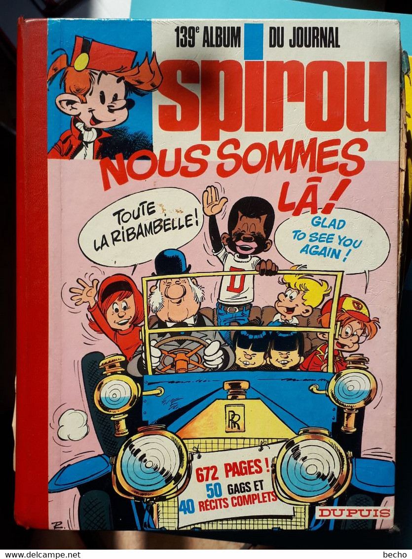 8 Albums Spirou - Wholesale, Bulk Lots