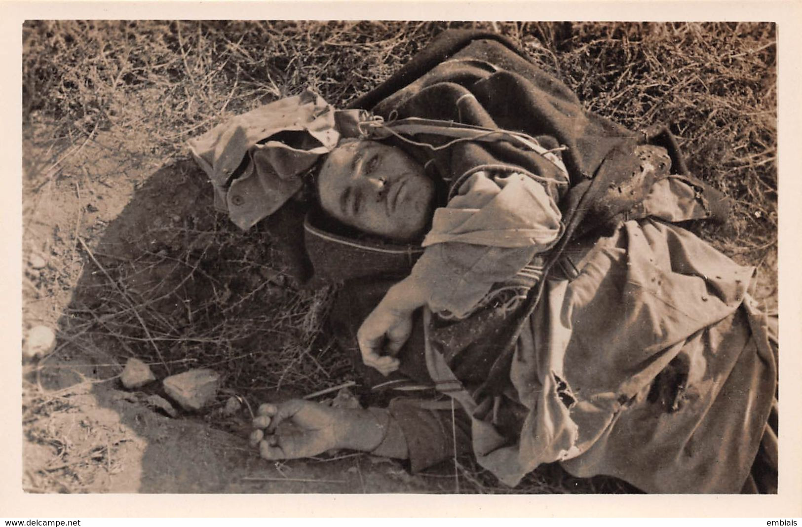 FRONT D'ARAGÓ Guerre D'Espagne 1936. Série B16. Un Mercenaire Marocaine. Carte Photo - Autres & Non Classés