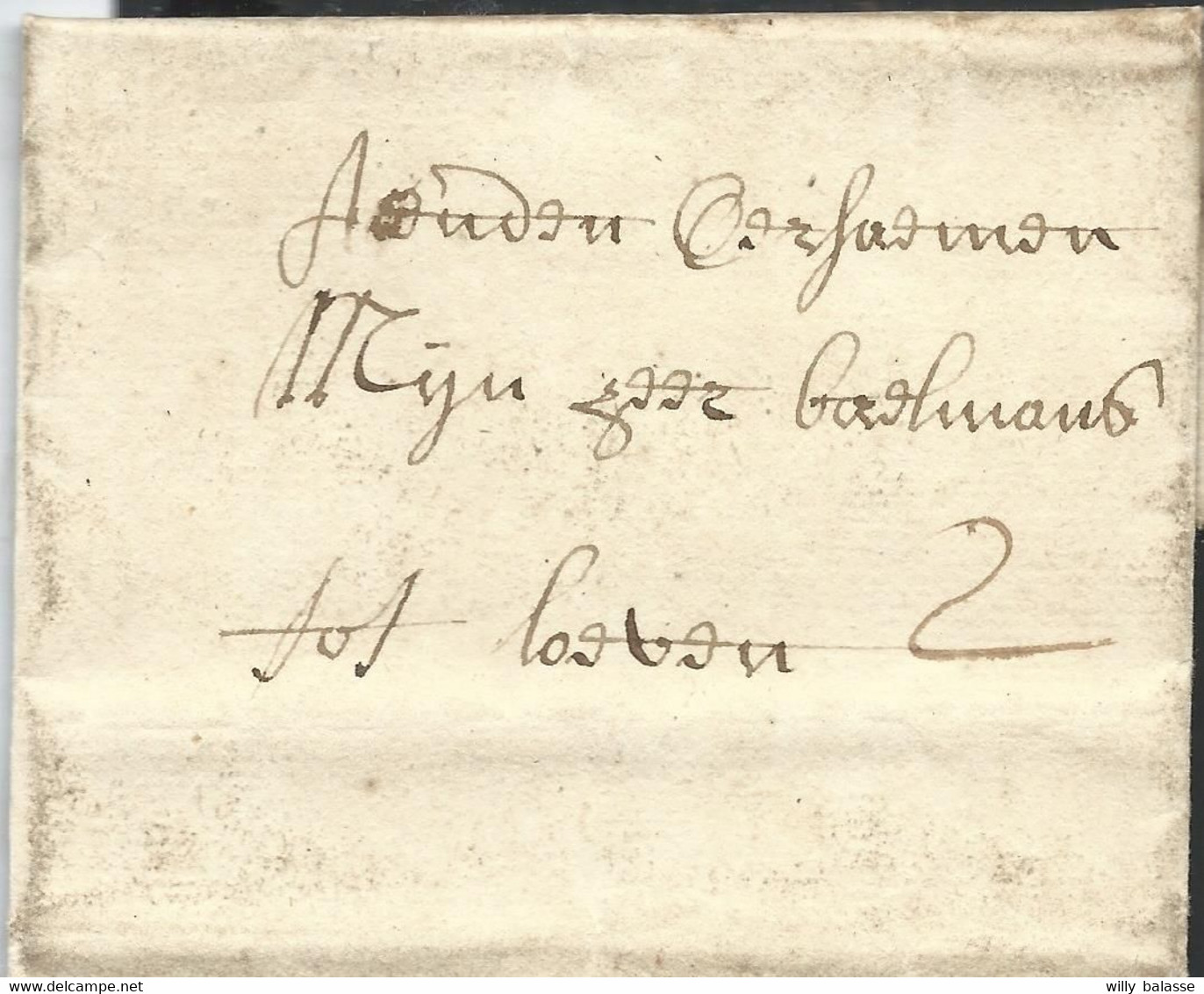 L 1736 D' Eeckeren + "2" Pour Louvain - 1714-1794 (Paises Bajos Austriacos)