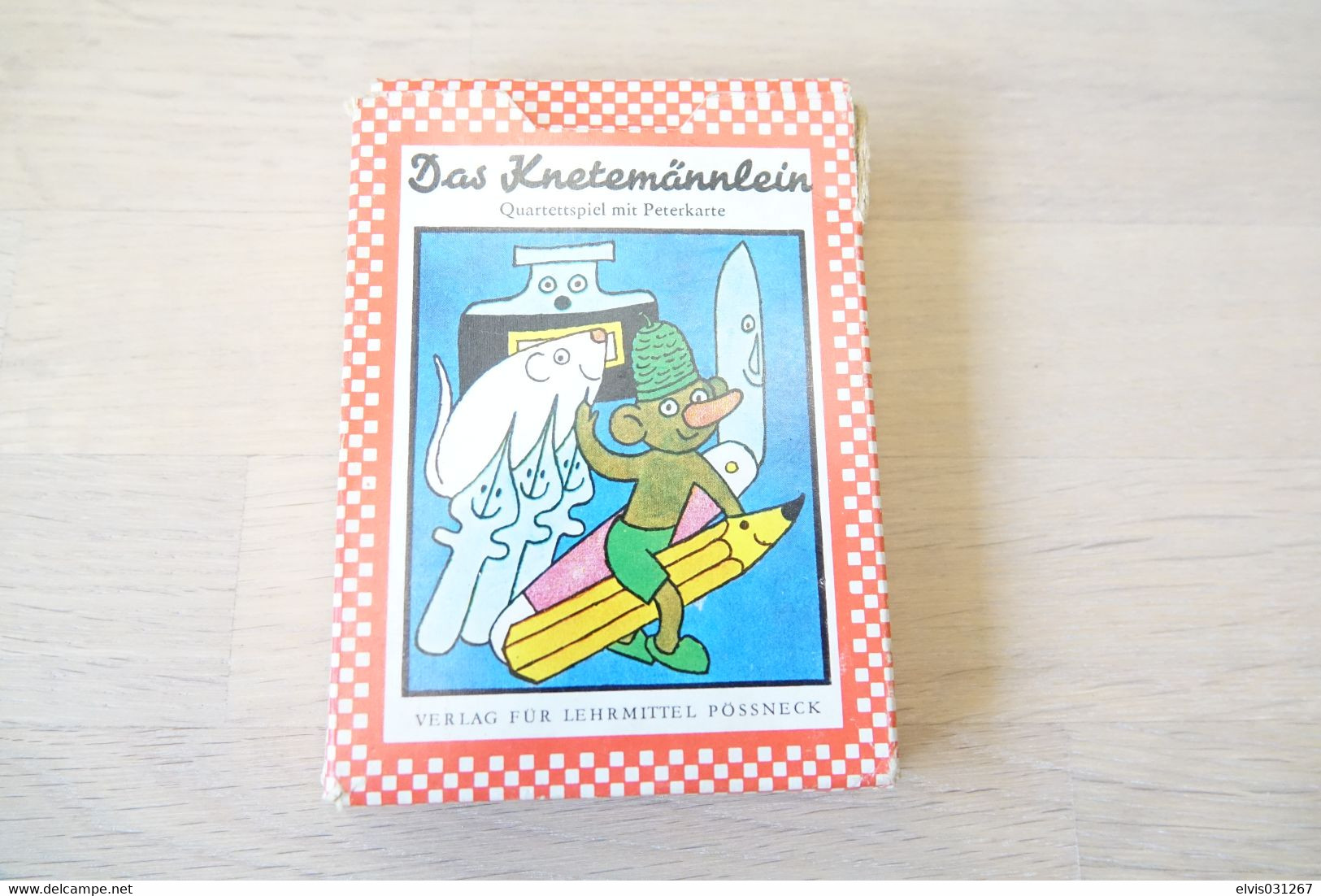 Speelkaarten - Kwartet, Das Knetemännlein Vereinigte Altenburger Und Stralsunder ASS Spielkarte RaRe, *** - Vintage - Carte Da Gioco