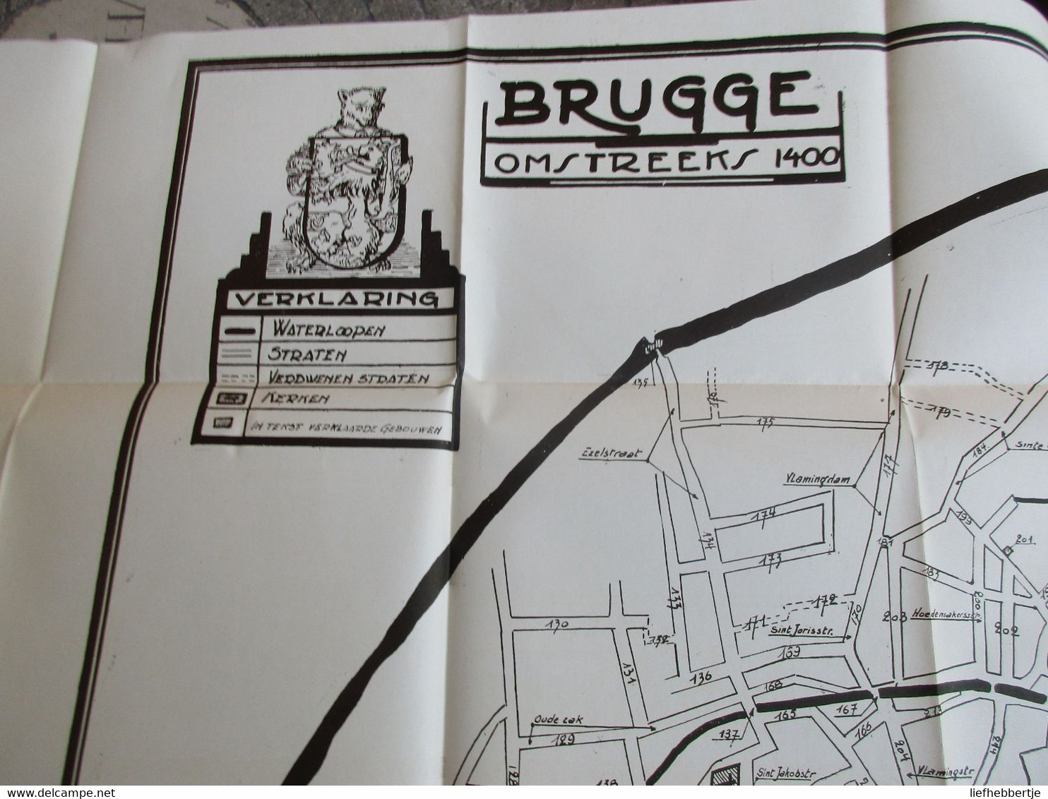 De Brugsche straatnamen in 1399 - Brugge - geschiedenis - straatnaamkunde - 1949