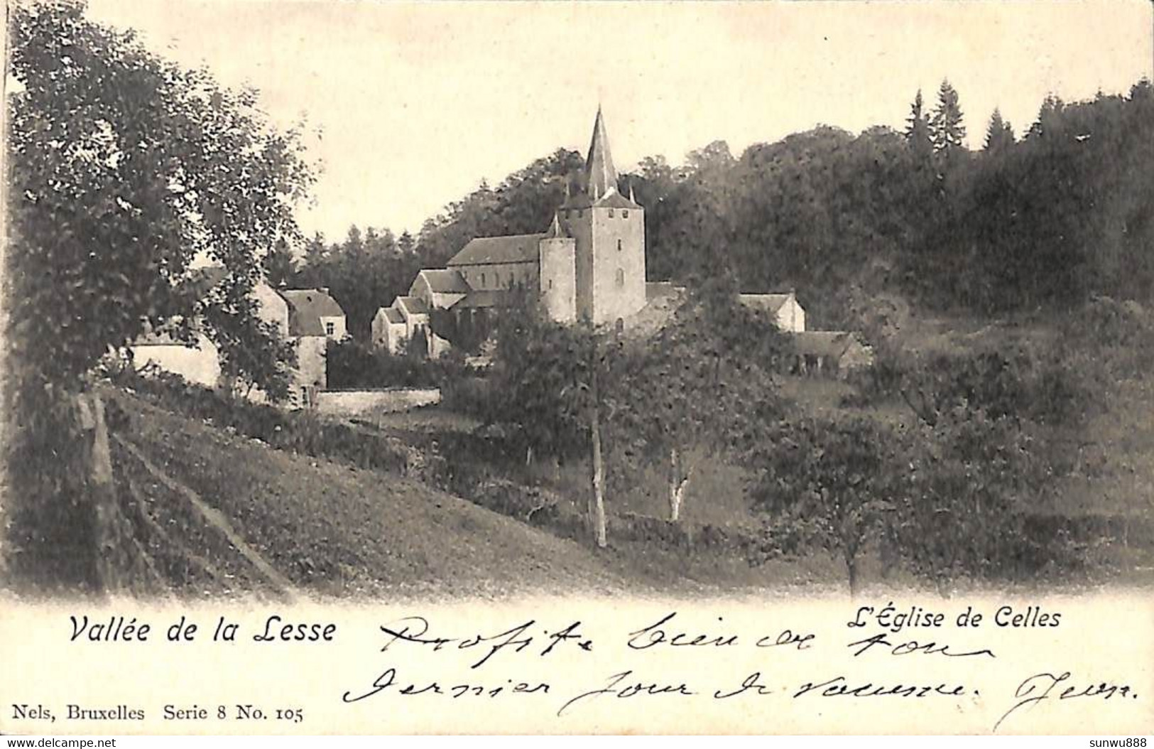 Vallée De La Lesse - L'Eglise De Celles (Nels 1904) - Houyet