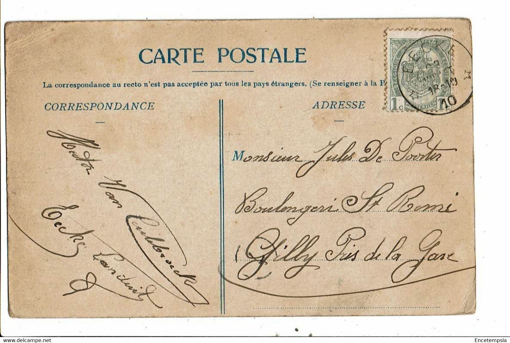 CPA-Carte Postale-Belgique-Eecke Het Kasteel  Der Juffvrouw De Pelechy 1910 VM21642dg - Nazareth