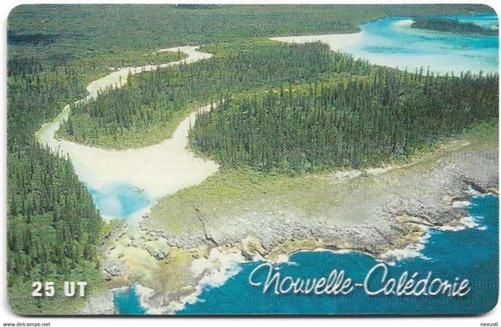 New Caledonia - OPT - Ile Des Pins, La Presqu'île D'Oro - SC7, 05.2001, 25Units, 40.000ex, Used - Nouvelle-Calédonie