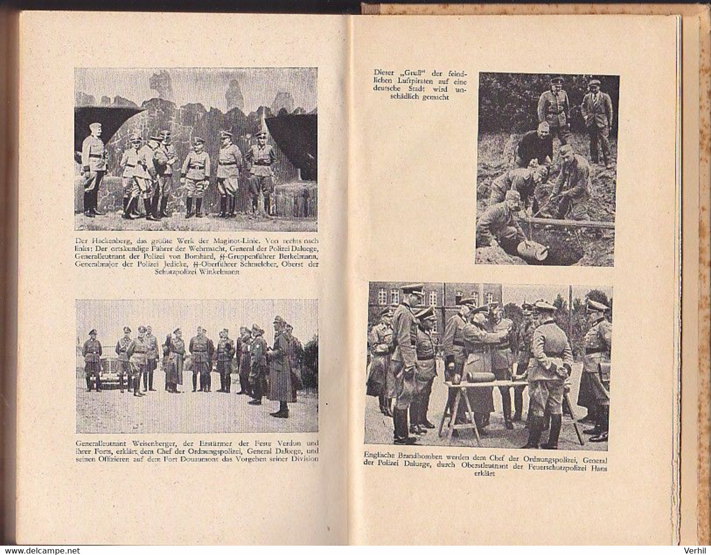 Waffen SS Polizei Propaganda Propagande Allemande Front West 1940 1942 - Autres & Non Classés