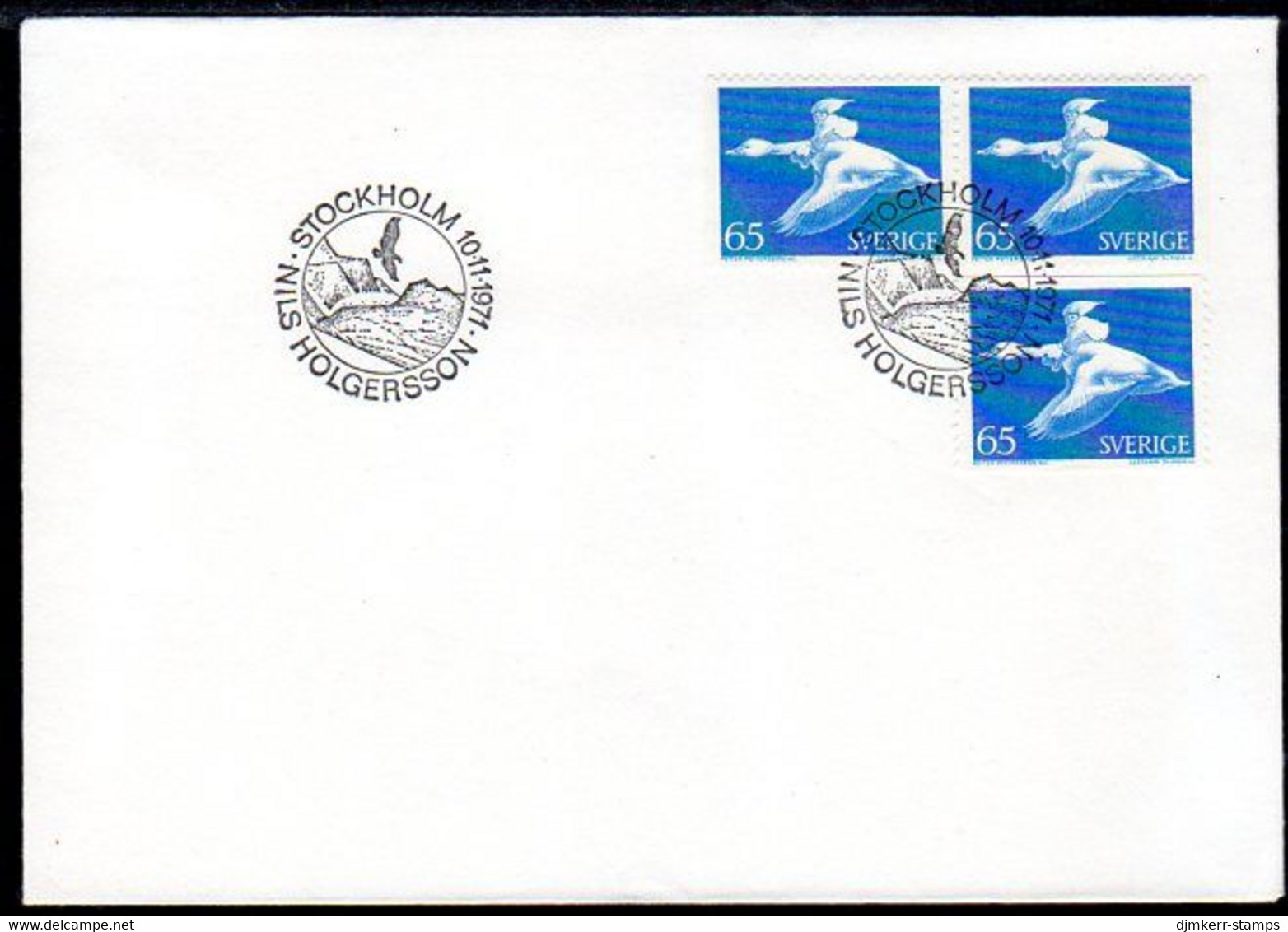 SWEDEN 1971 Tale Of Nils Holgerson FDC.  Michel 733 - FDC