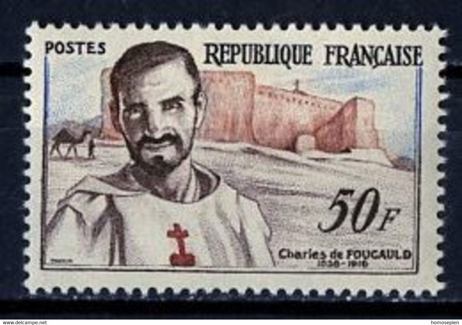 France - Frankreich 1959 Y&T N°1191 - Michel N°1230 * - 50f C De Foulcauld - Unused Stamps