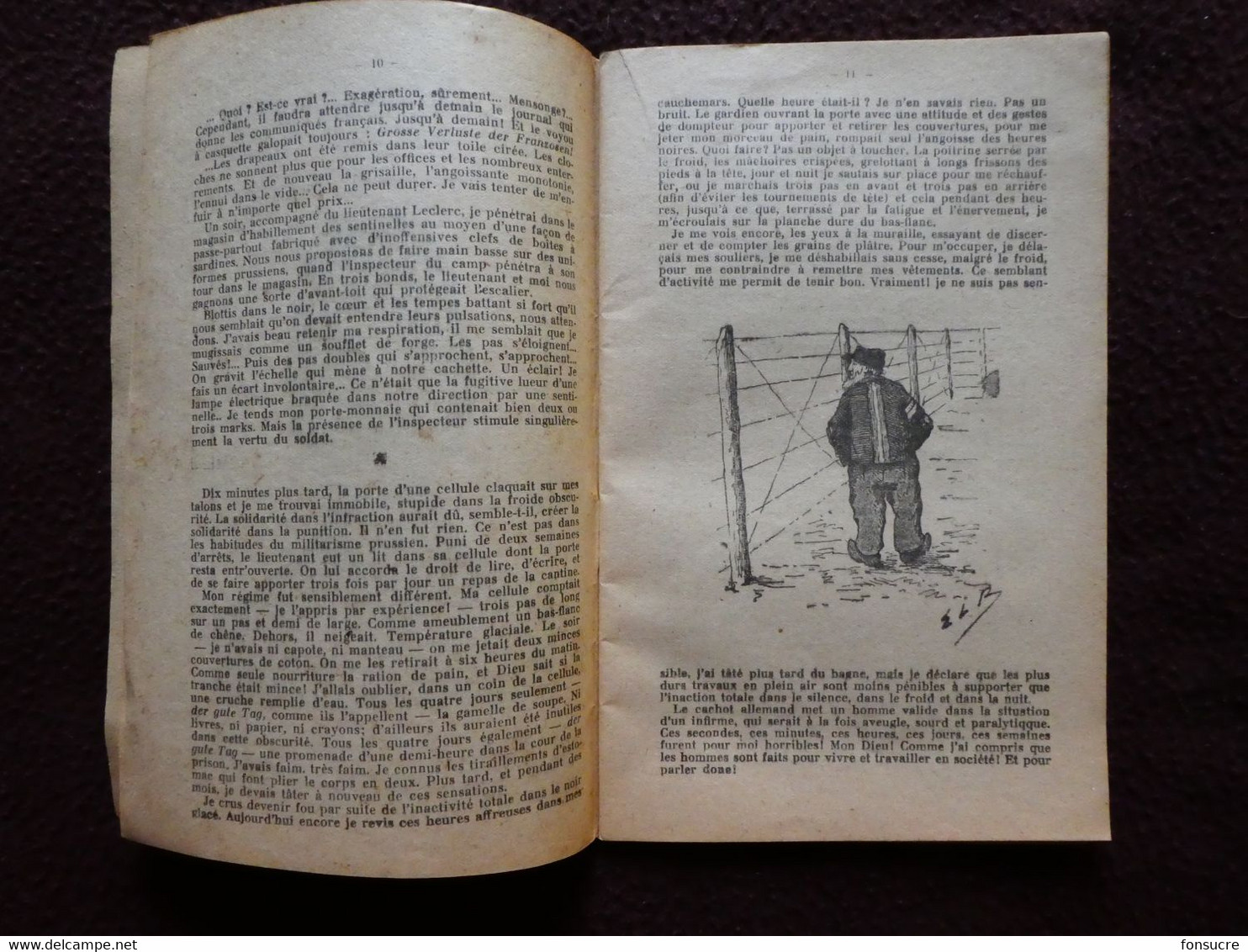 DE - WW1 Militaria Histoire Prisonniers Guerre Camps GREFELD ALTEN-GRABOW... "En Représailles"  E. L. BLANCHET 64 Pages - Otros & Sin Clasificación