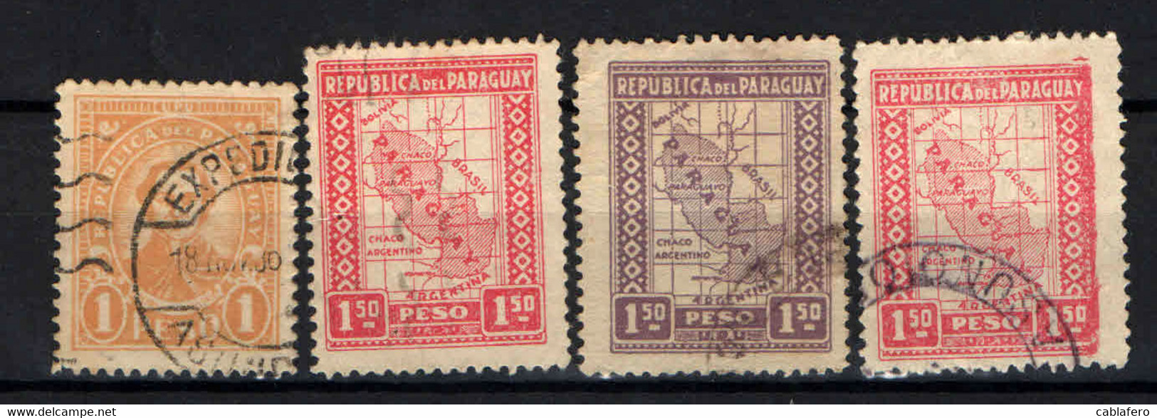 PARAGUAY - 1927 - PERSONALITA' - USATI - Paraguay