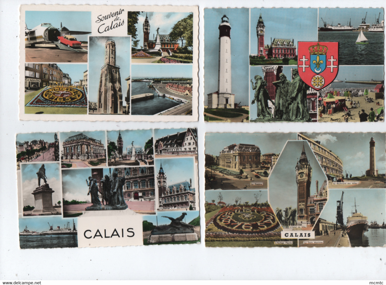 12 CPSM Petit Format  -  Calais - Calais