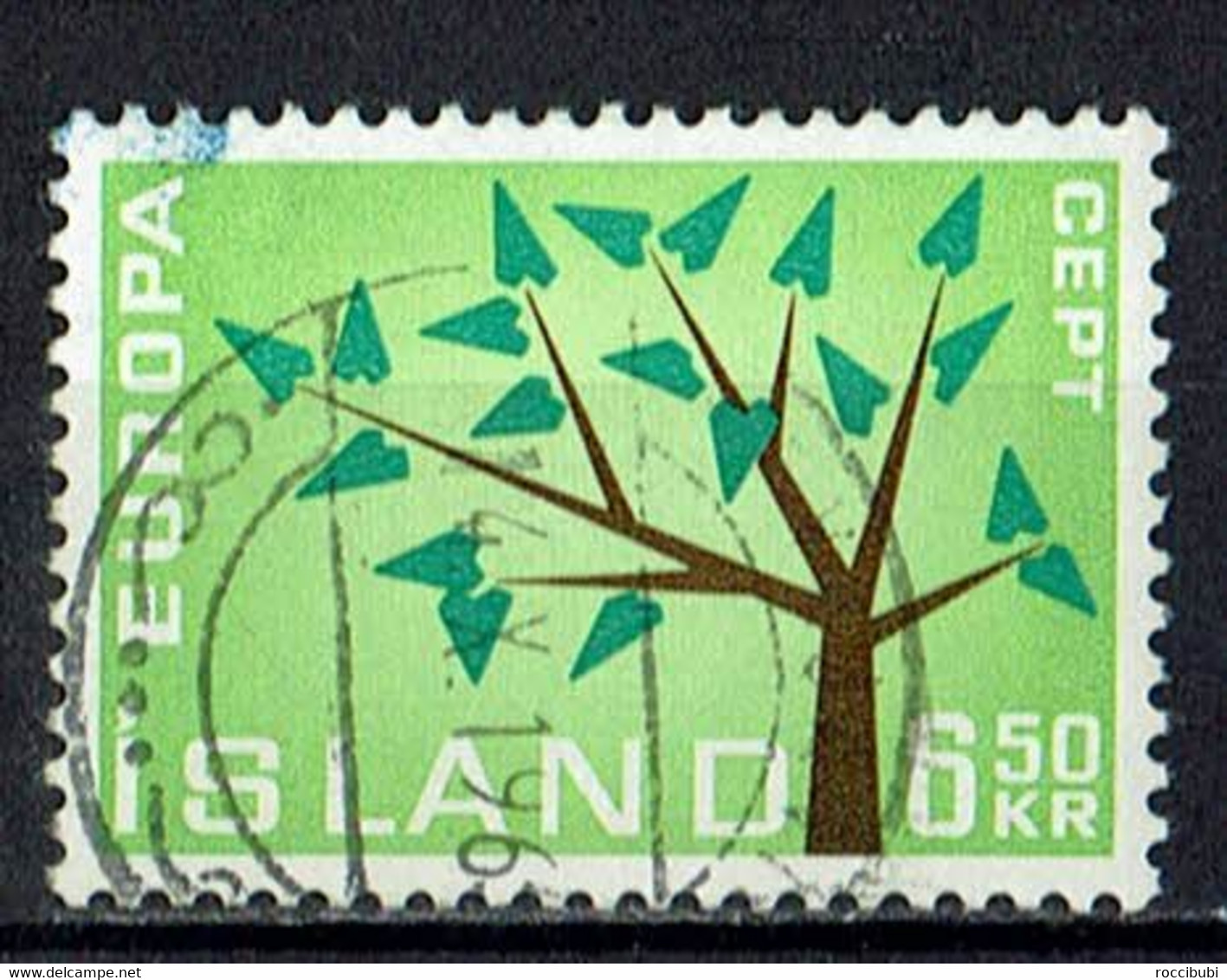 Island 1962 // 365 O Europa - Used Stamps