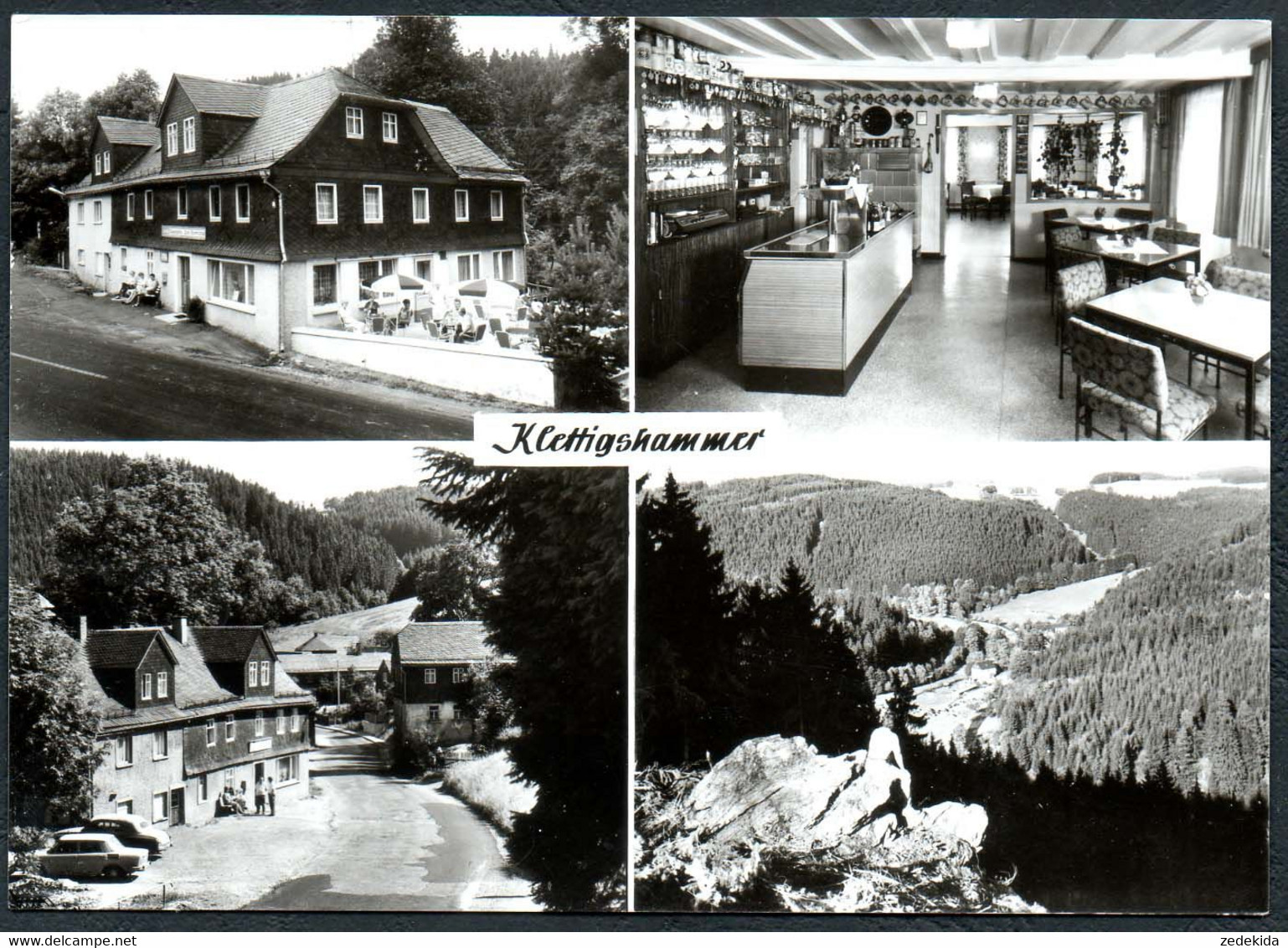 E0958 - Klettigshammer Wurzbach - Konsum Gaststätte - Foto König - Wurzbach