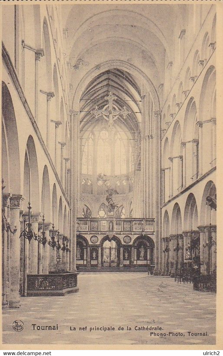 AK Tournai - La Nef Principale De La Cathédrale  - Ca. 1915 (51983) - Tournai