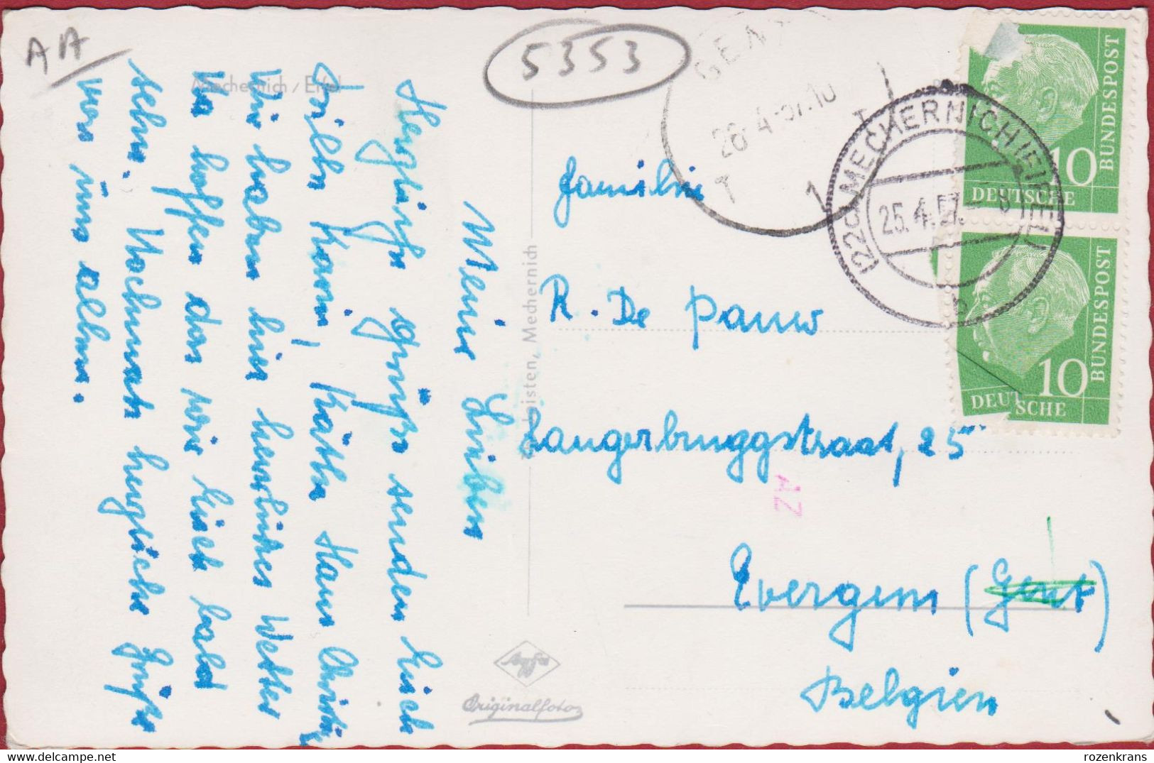 AK Mechernich / Eifel Nordrhein-Westfalen Kreis Euskirchen Deutschland CPA - Euskirchen