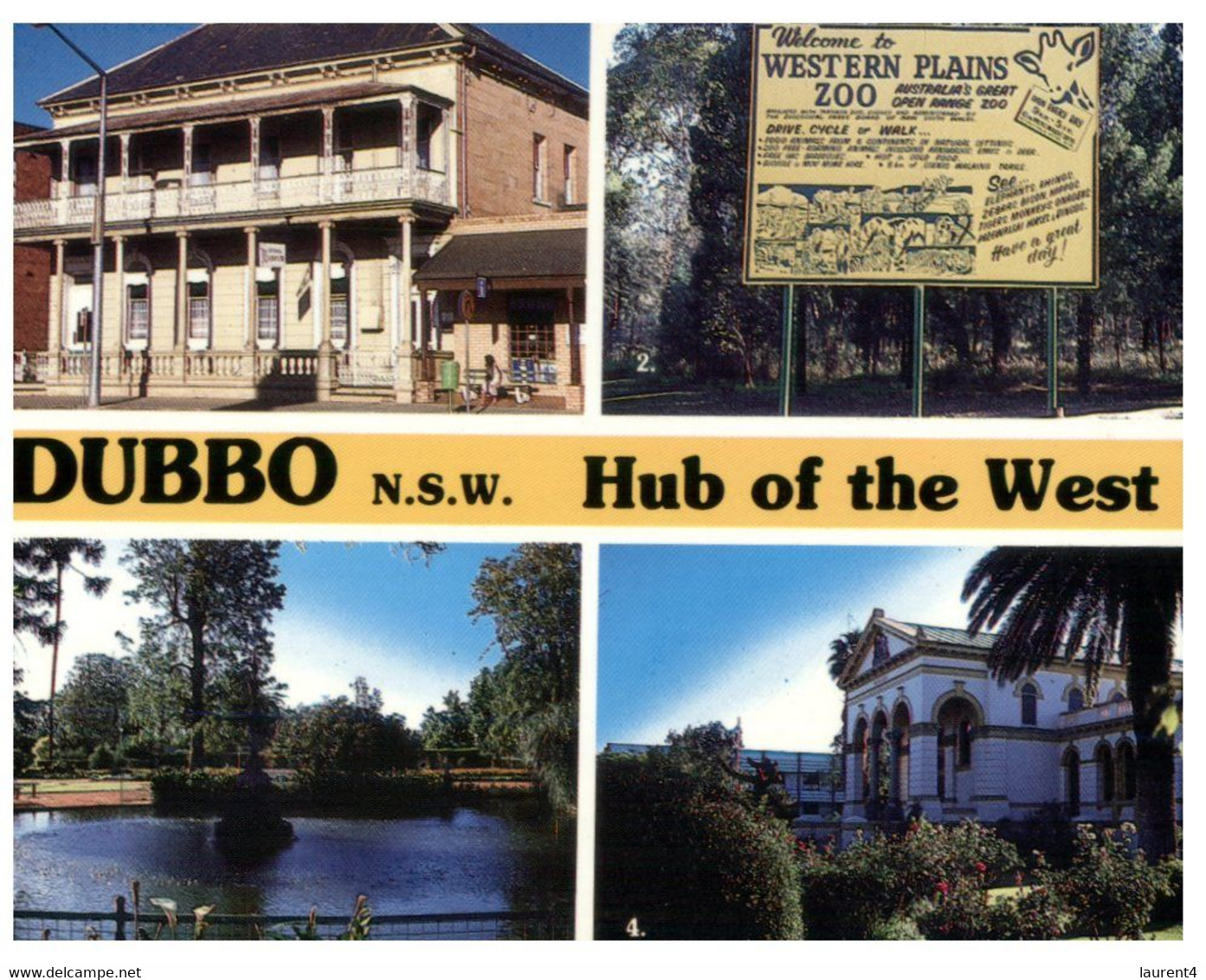 (O 22) Australia - NSW - Dubbo - Hub Of The West - Western Plain Zoo Etc  (CT1151H) - Dubbo