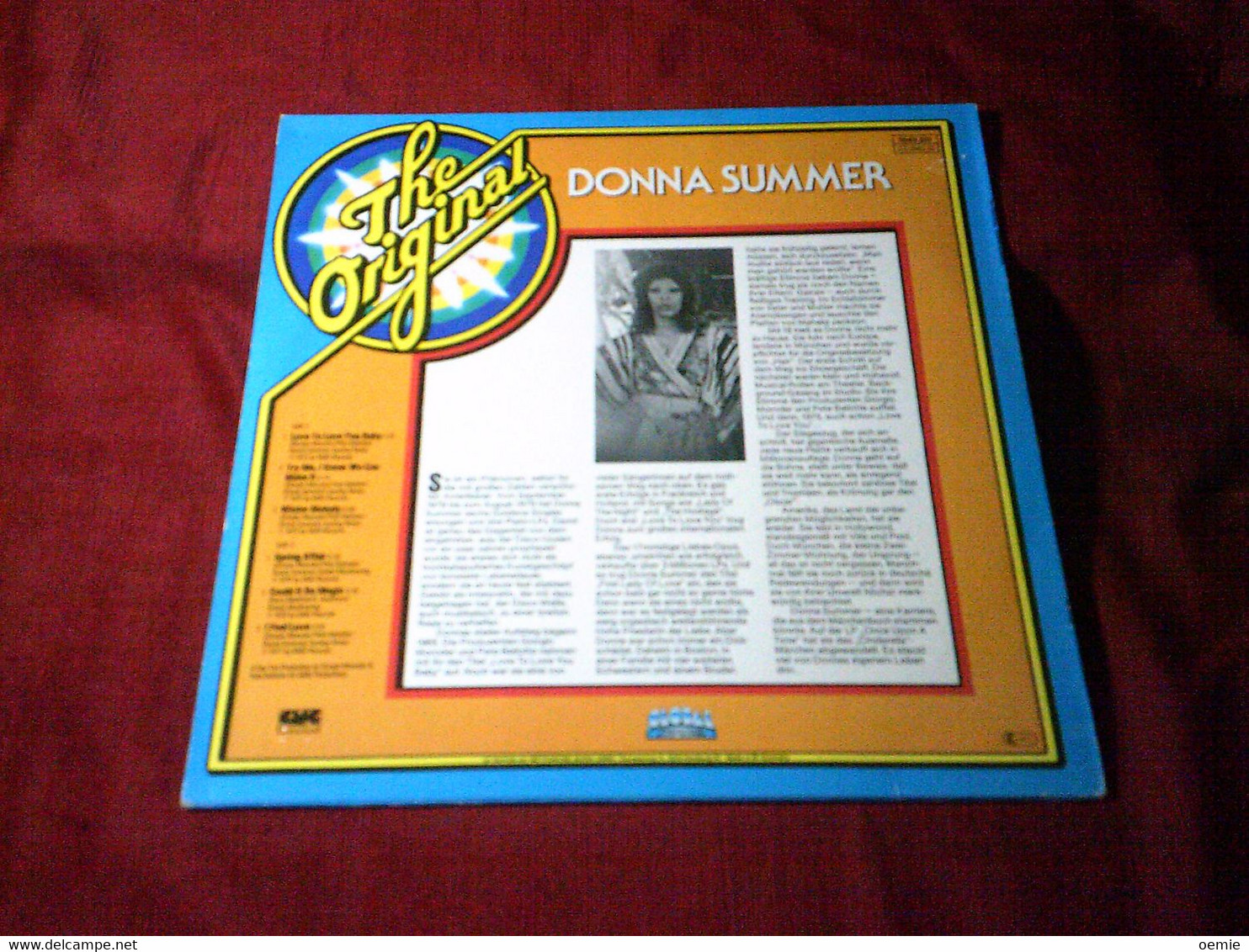 DONNA SUMMER   °°  THE ORIGINAL - Soul - R&B