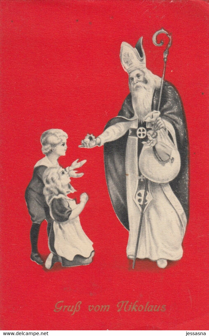 AK - Gruss Vom Nikolaus - Gaben Für Die Braven Kinder - Saint-Nicolas