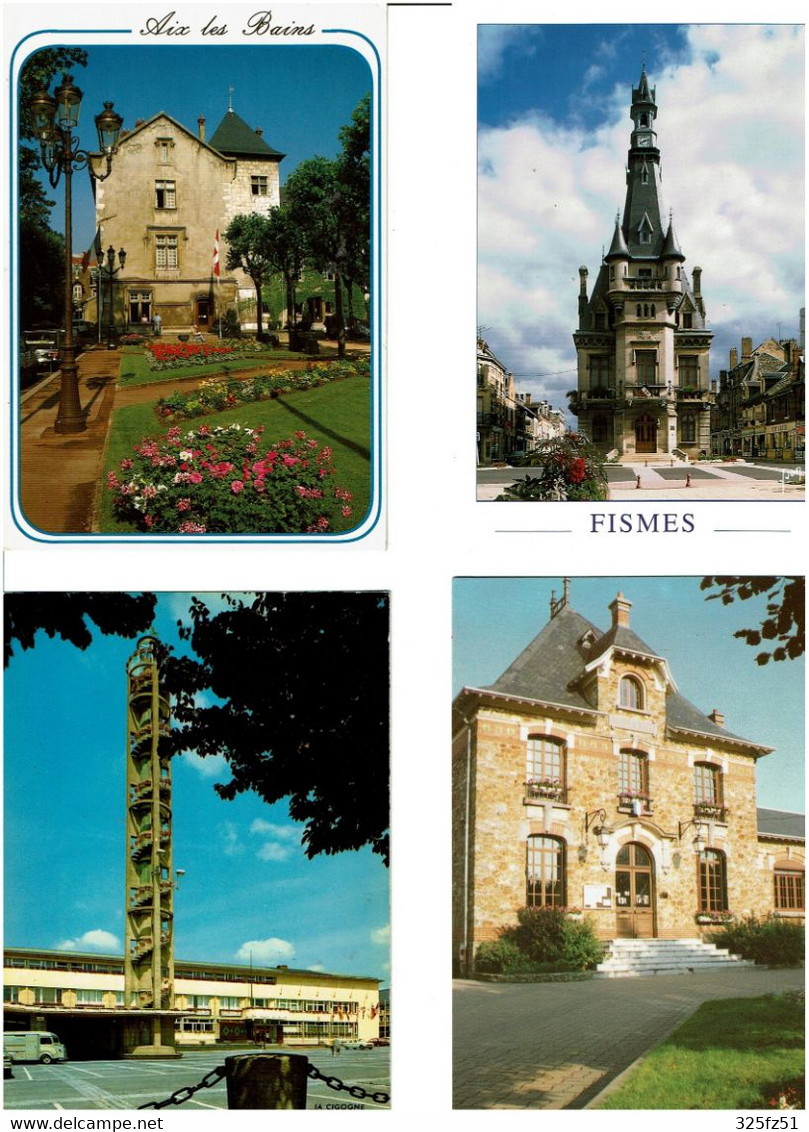 HÔTELS DE VILLE - MAIRIES /  Lot De 79 Cartes Postales Modernes écrites - 5 - 99 Postales