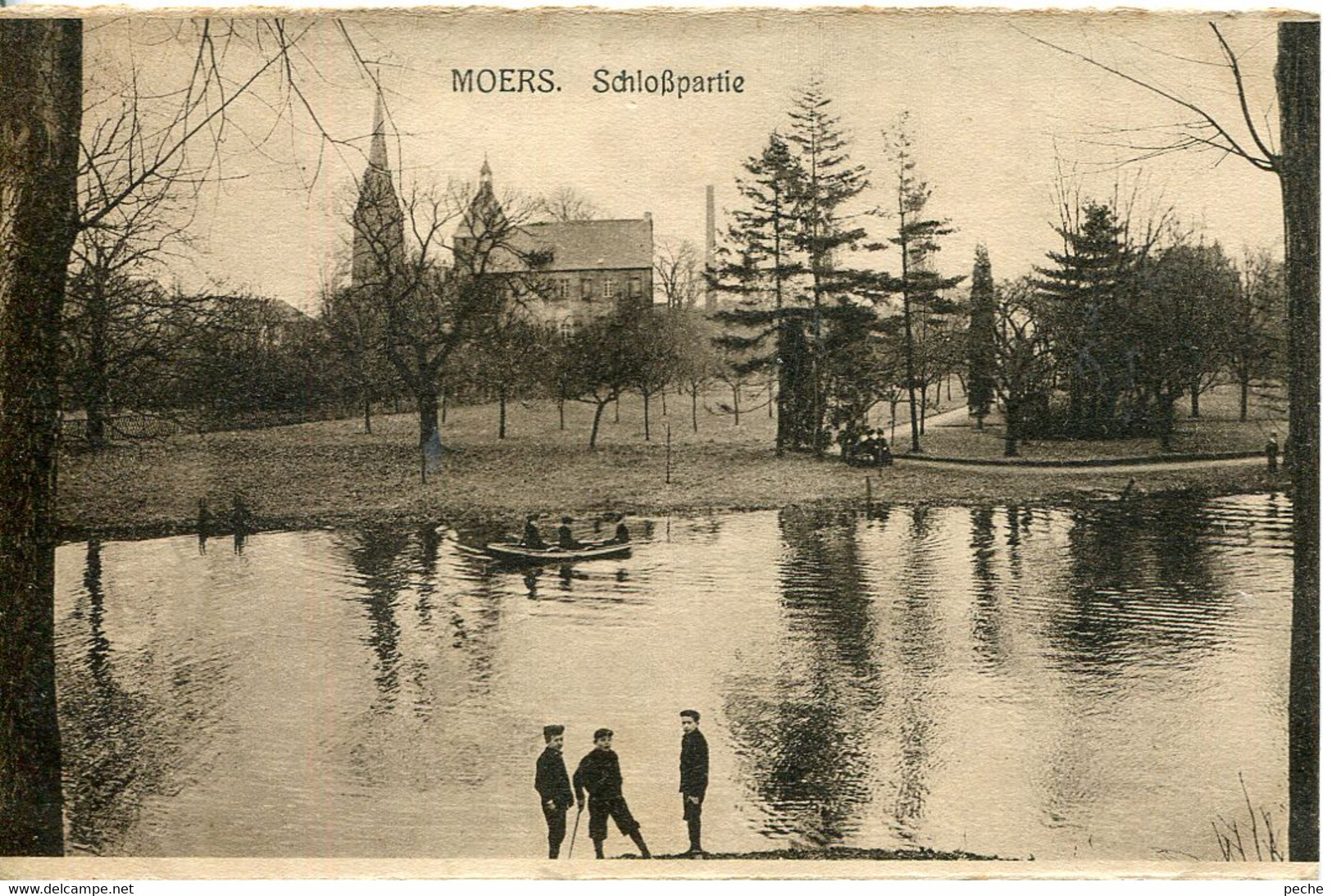 N°4637 R -cpa Moers -Schlobpartie- - Moers