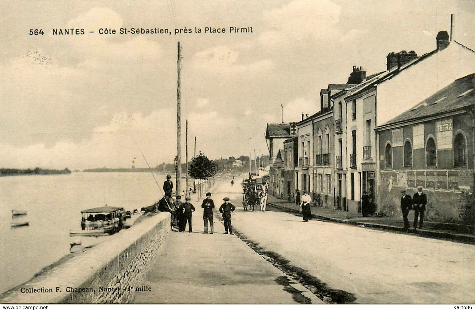 St Sébastien Sur Loire * La Côte Près La Place Pirmil * Nantes * Bateau Lavoir * Diligence - Saint-Sébastien-sur-Loire