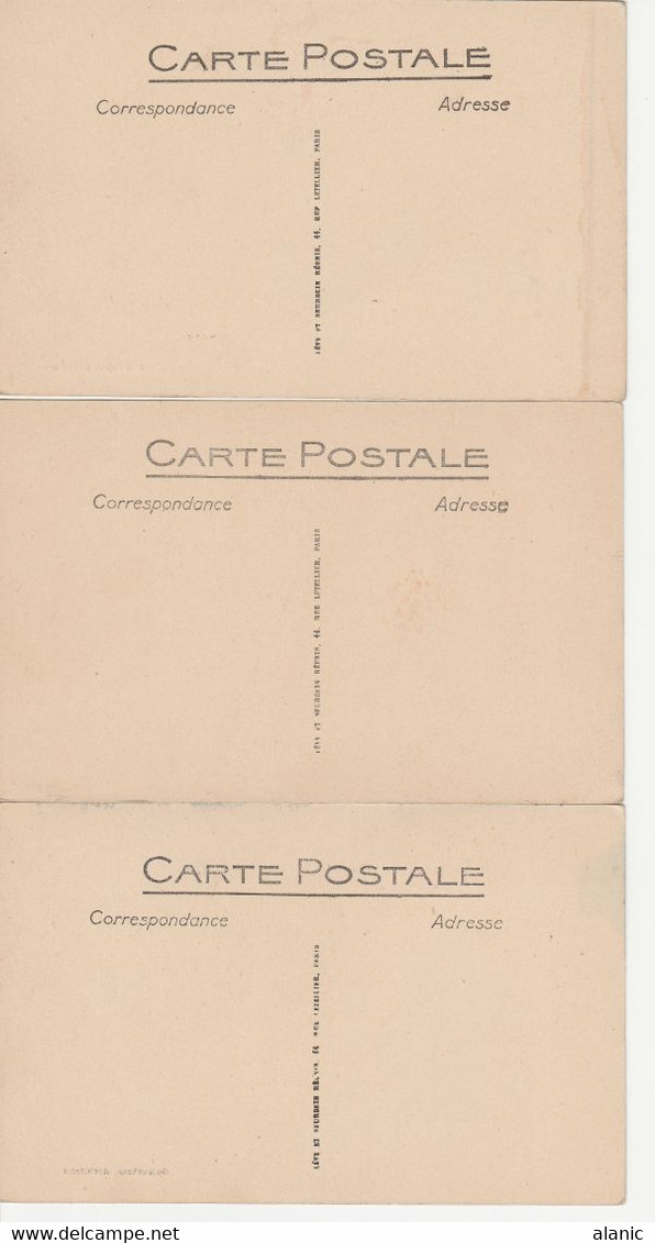 [13] Bouches-du-Rhône > Marseille >LOT DE 3 CPA Expositions Coloniales 1906 -// BON ETAT// NON CIRCULE- - Mostre Coloniali 1906 – 1922