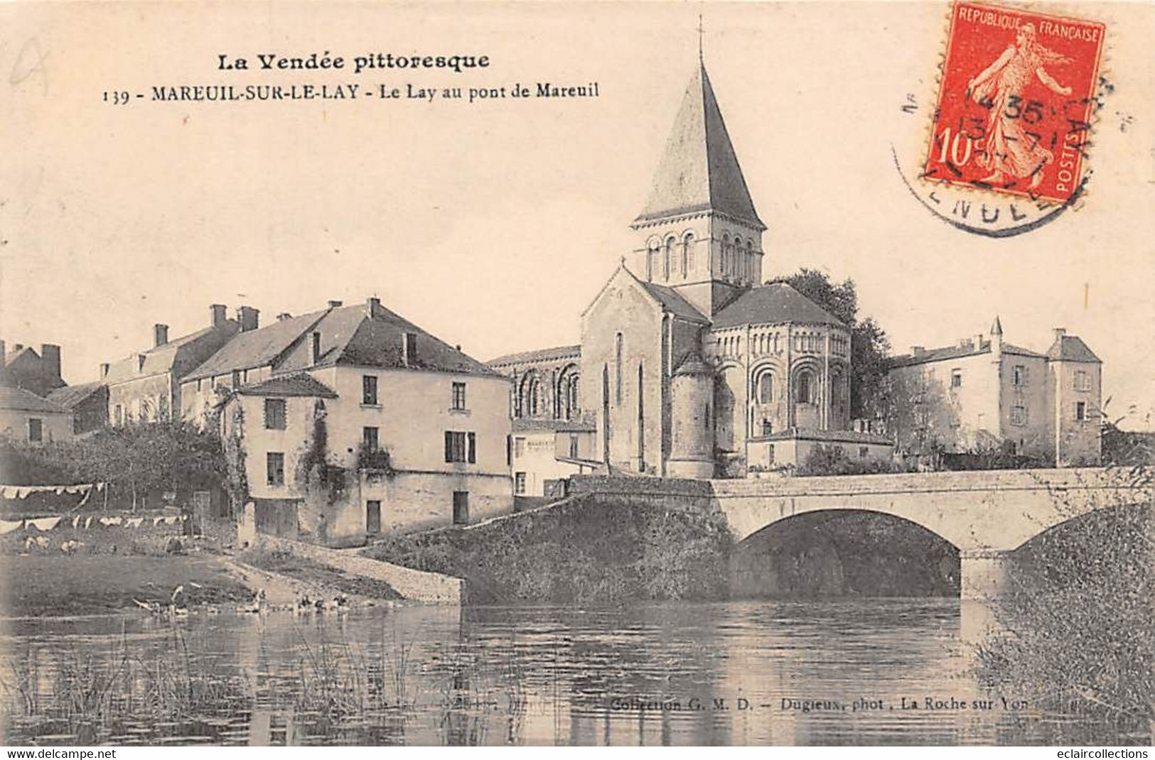 Mareuil Sur Lay         85        Le Lay Au Pont De Mareuil     (voir Scan) - Mareuil Sur Lay Dissais