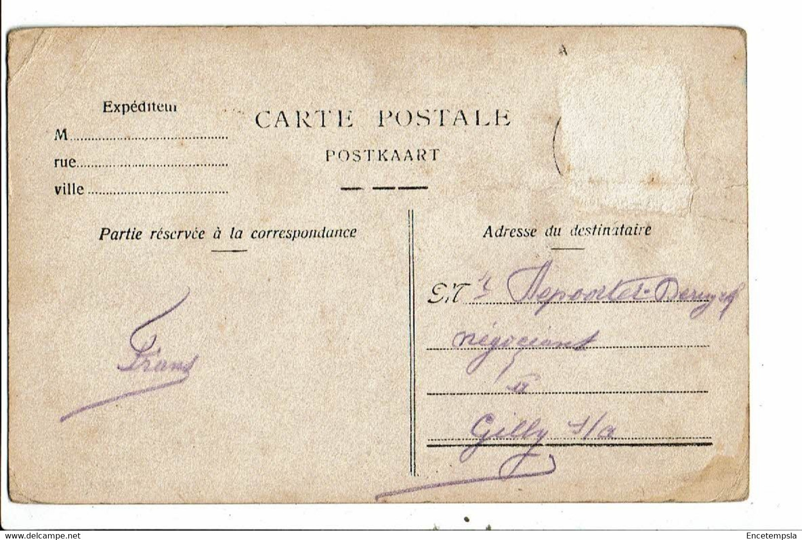 CPA-Carte Postale-Belgique-Warcoing Rue De Courtrai Animée VM21662dg - Pecq