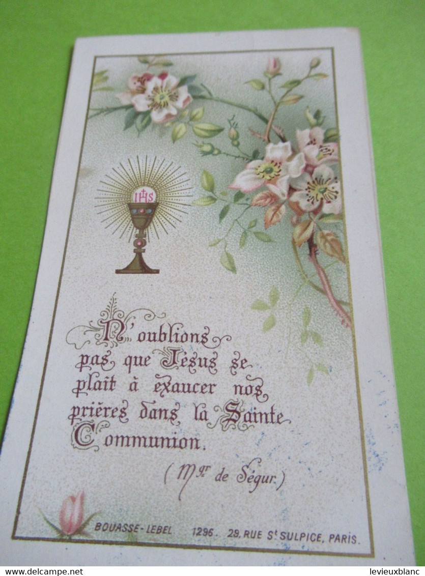 Image Religieuse/N'oublions Pas Que.../1ére Communion Et Confirmation/LYCEE HOCHE/Jean  Parisot/VERSAILLES/1909  IMPI51 - Religion & Esotérisme