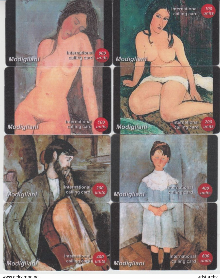 CHINA ART AMEDEO MODIGLIANI SET OF 4 PUZZLES - Pittura