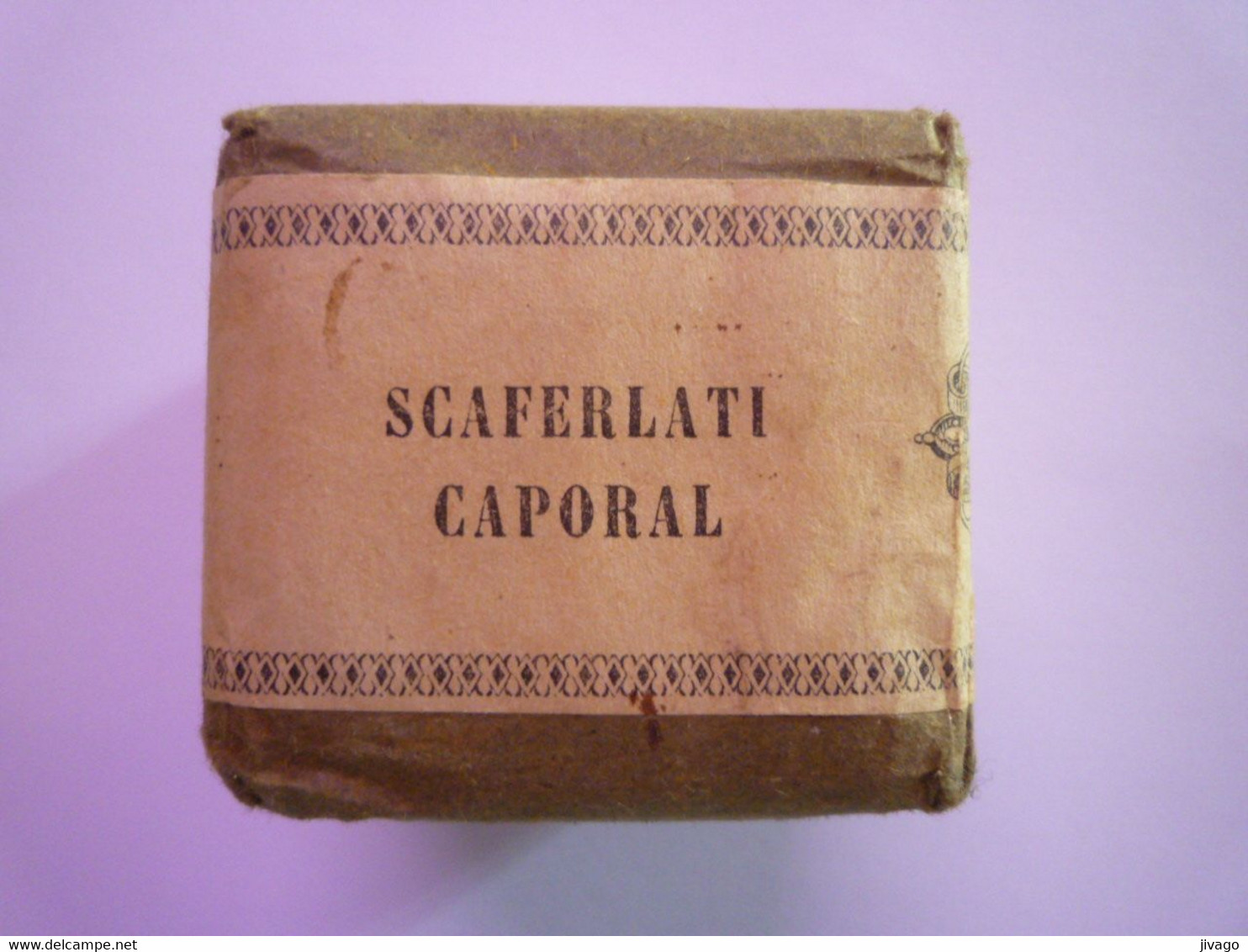 2020 - 7365  MILITARIA  :  PAQUET De 40g De TABAC  " SCAFERLATI CAPORAL "  XXX - Andere & Zonder Classificatie