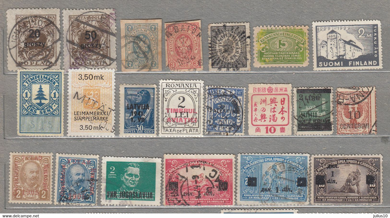 World Monde Welt  Old Stamps Lot 3 Scans #25132 - Alla Rinfusa (max 999 Francobolli)