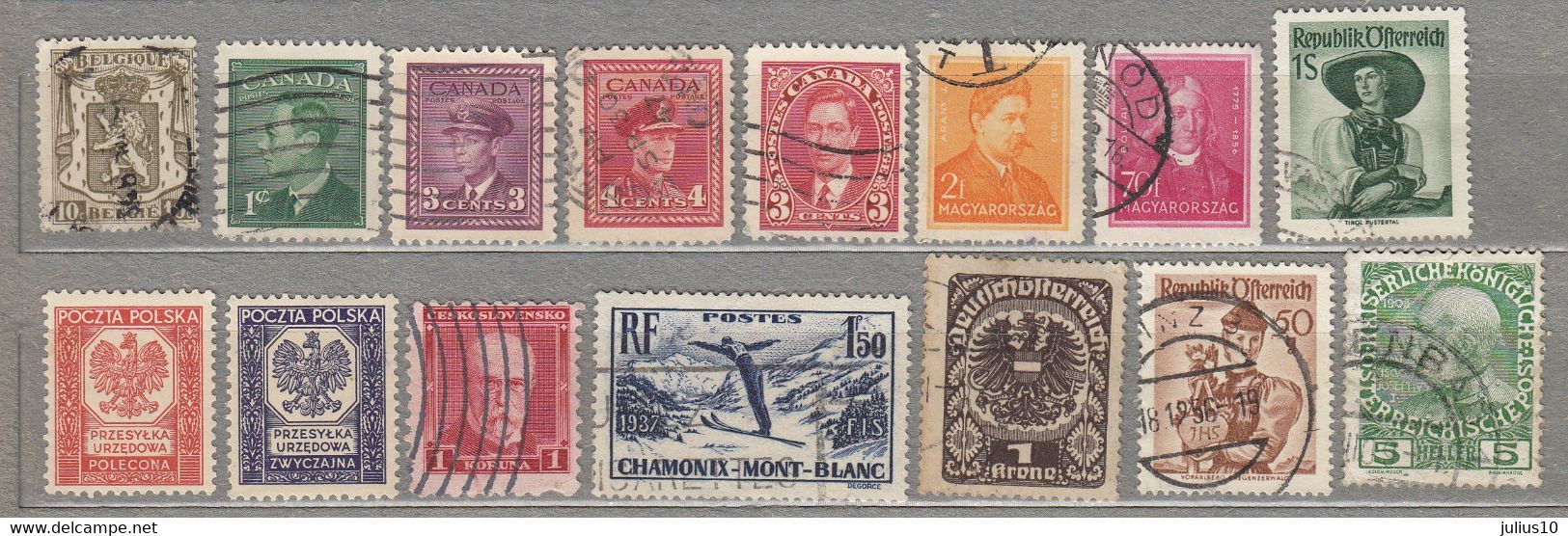 World Monde Welt  Old Stamps Lot 3 Scans #25132 - Alla Rinfusa (max 999 Francobolli)