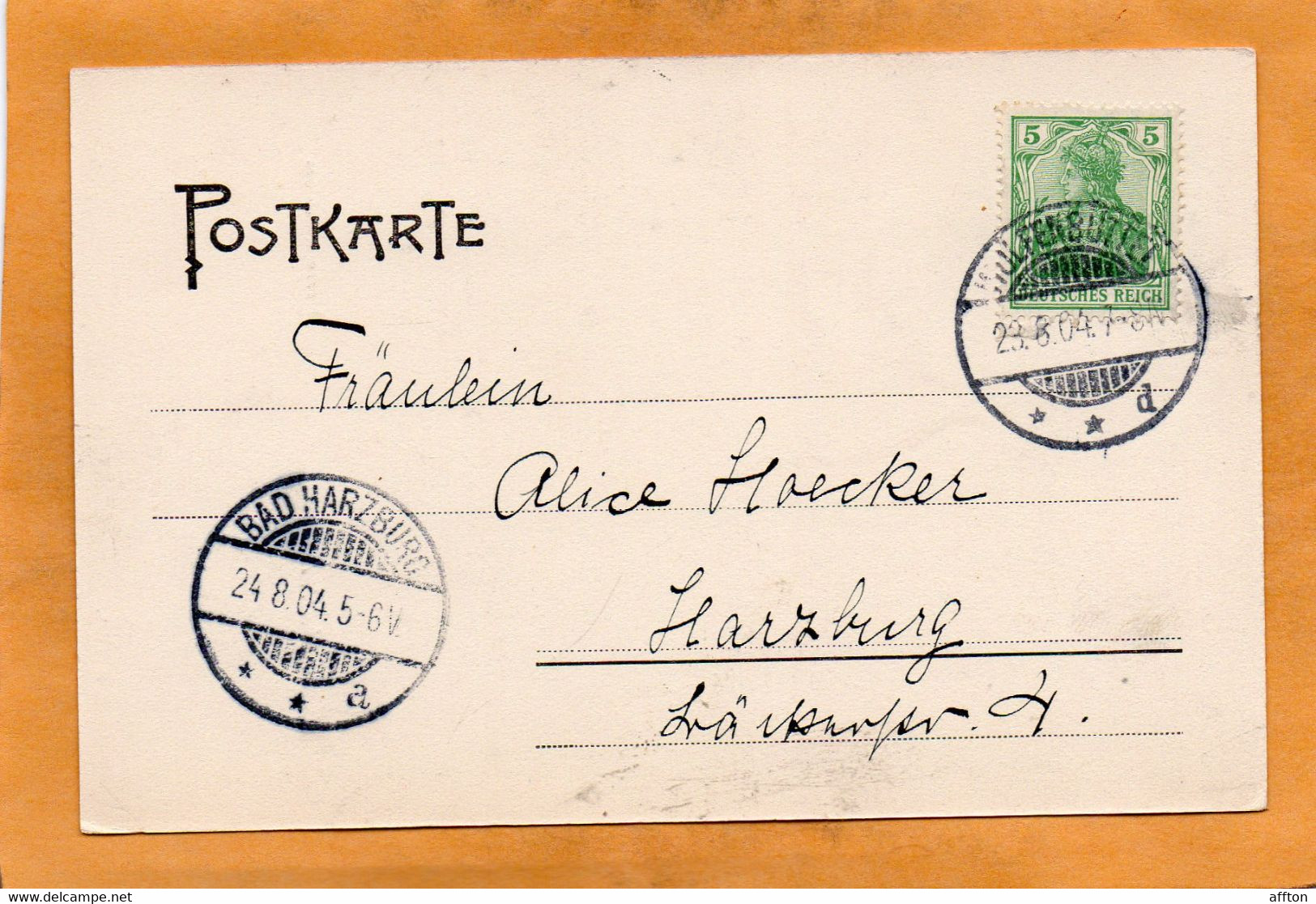 Wolfenbuttel Germany 1904 Postcard - Wolfenbuettel