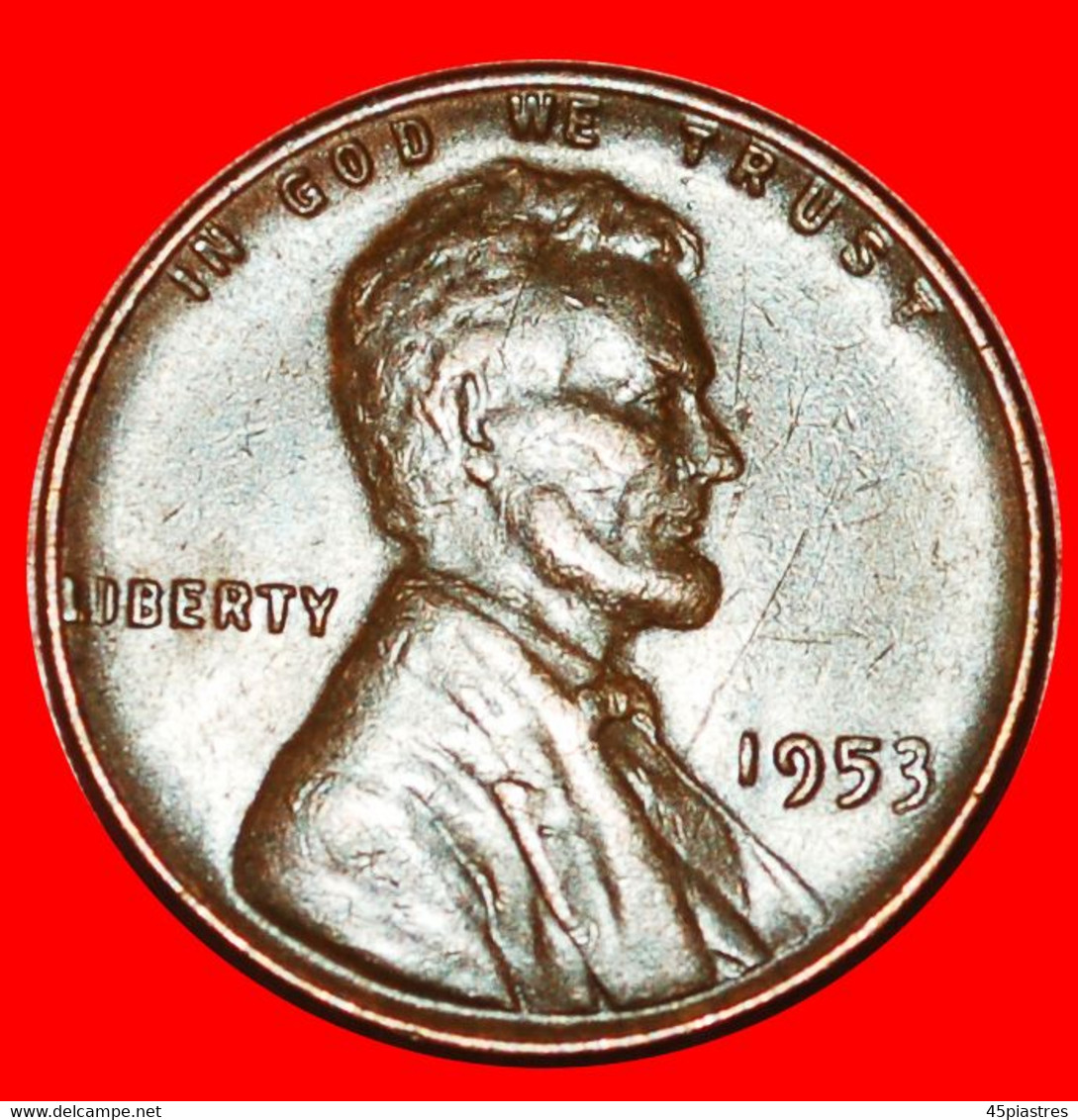 · DISCOVERY COIN WHEAT PENNY (1909-1958): USA ★ 1 CENT 1953! UNPUBLISHED! LOW START★ NO RESERVE! - Erreurs