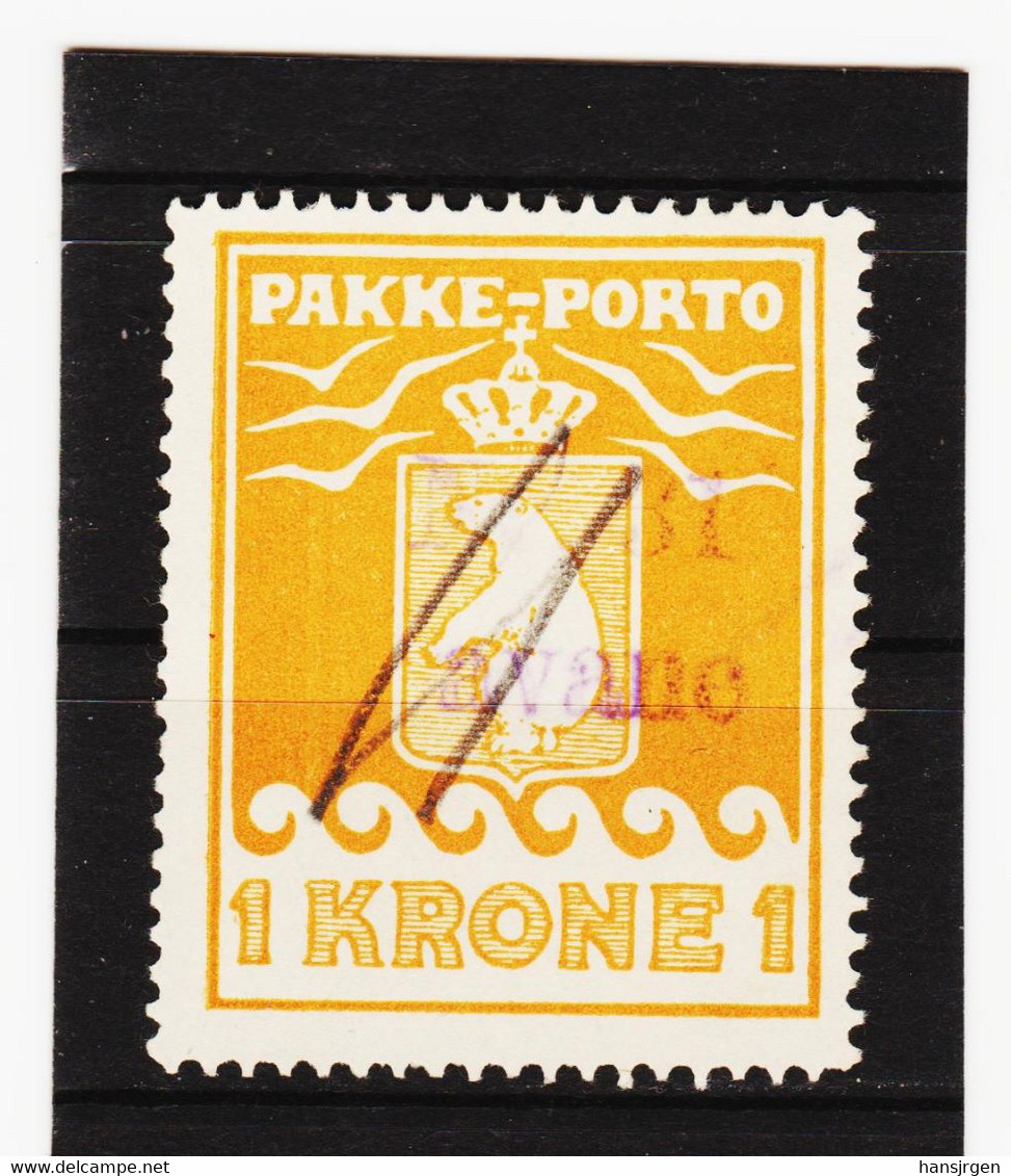 CCP612 GRÖNLAND 1915/37 PAKKE-PORTO Michl  11 A  Gestempelt SIEHE ABBILDUNG - Spoorwegzegels