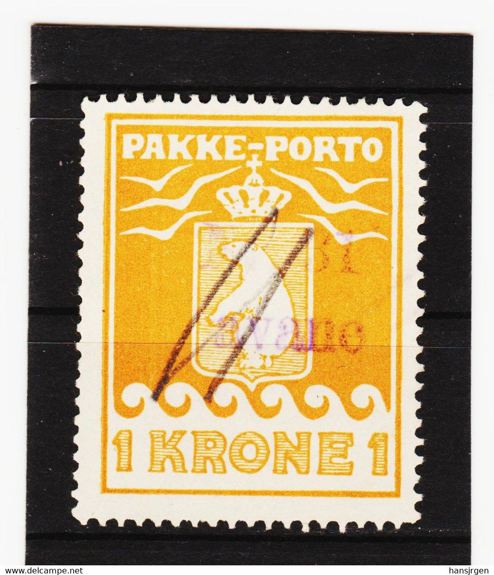 CCP612 GRÖNLAND 1915/37 PAKKE-PORTO Michl  11 A  Gestempelt SIEHE ABBILDUNG - Pacchi Postali