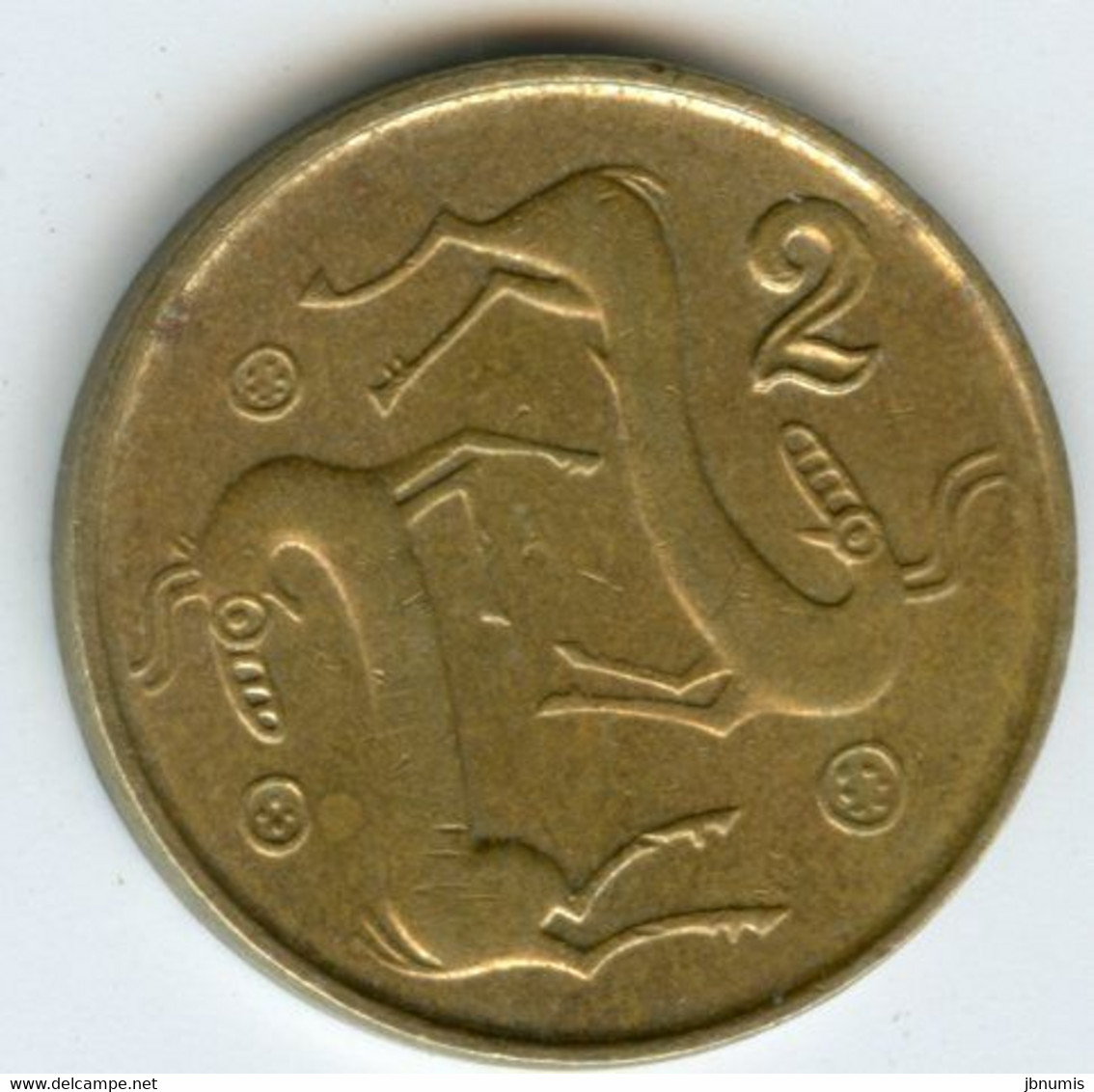 Chypre Cyprus 2 Cents 2003 KM 54.3 - Cyprus