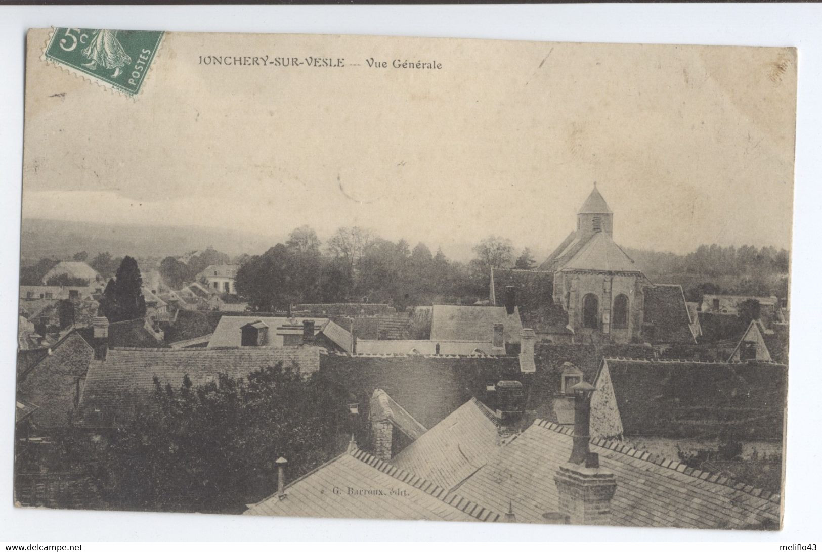 51/CPA - Jonchery Sur Vesle - Vue Générale - Jonchery-sur-Vesle