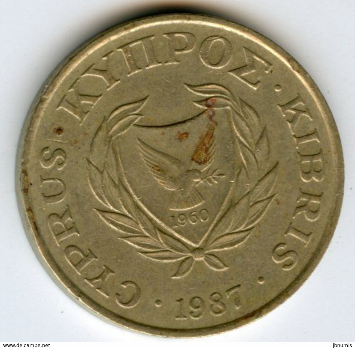 Chypre Cyprus 5 Cents 1987 KM 55.2 - Cyprus