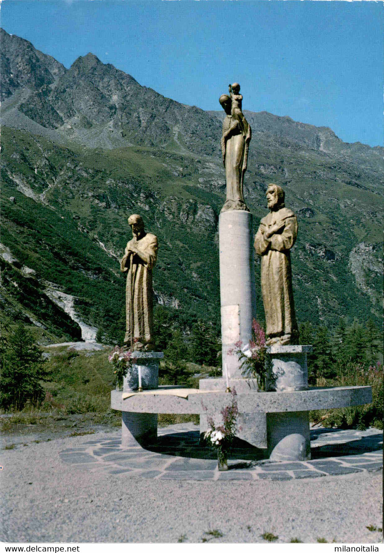 Autel à Mauvoisin, Val Des Bagnes, Avec Les Statutes De La Vierge à L'enfant, St. Antoine Et St. Nicolas (17504) * 1974 - Bagnes