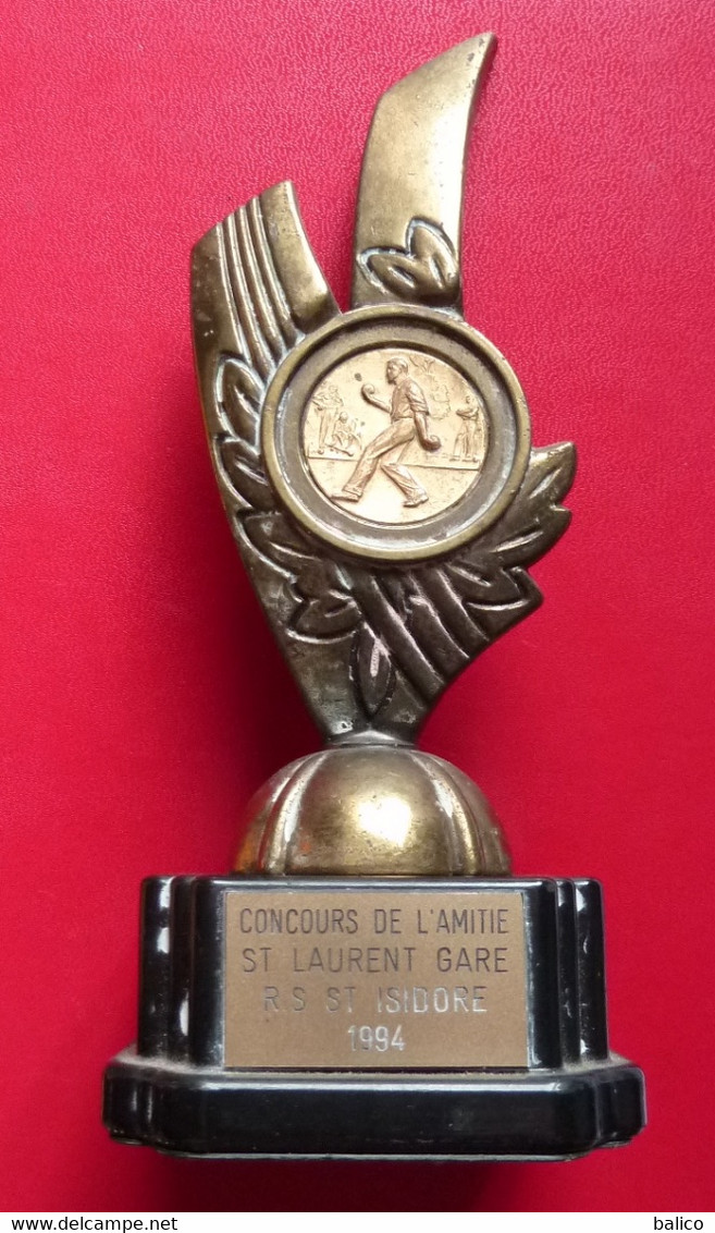 Trophée Bouliste - Pétanque Ou Lyonnaise - Saint Isidore, Nice 1994 - Petanque