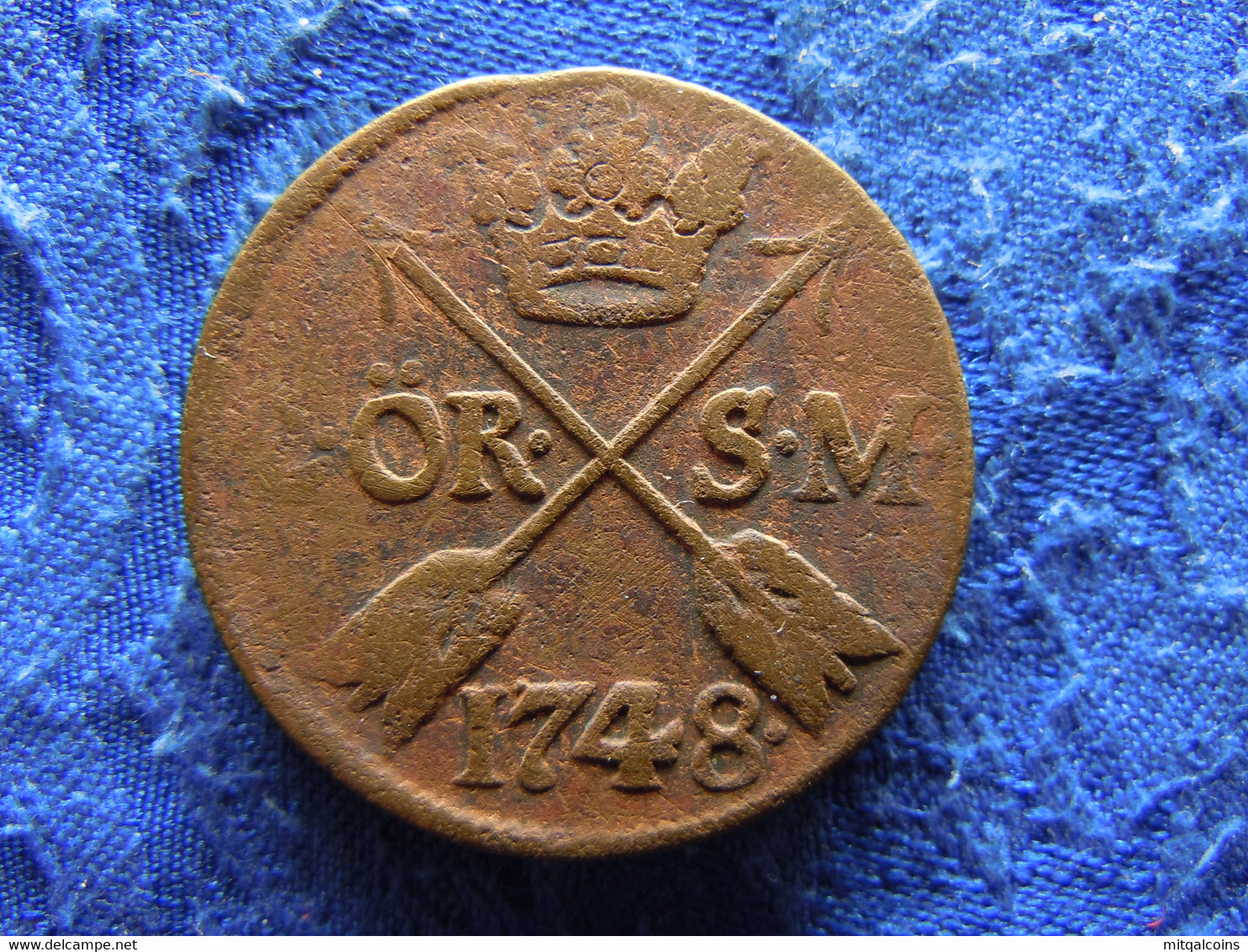 SWEDEN 2 ORE SM. 1748, KM437 Corroded - Schweden